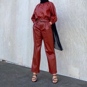 Brand new Faux leather pants